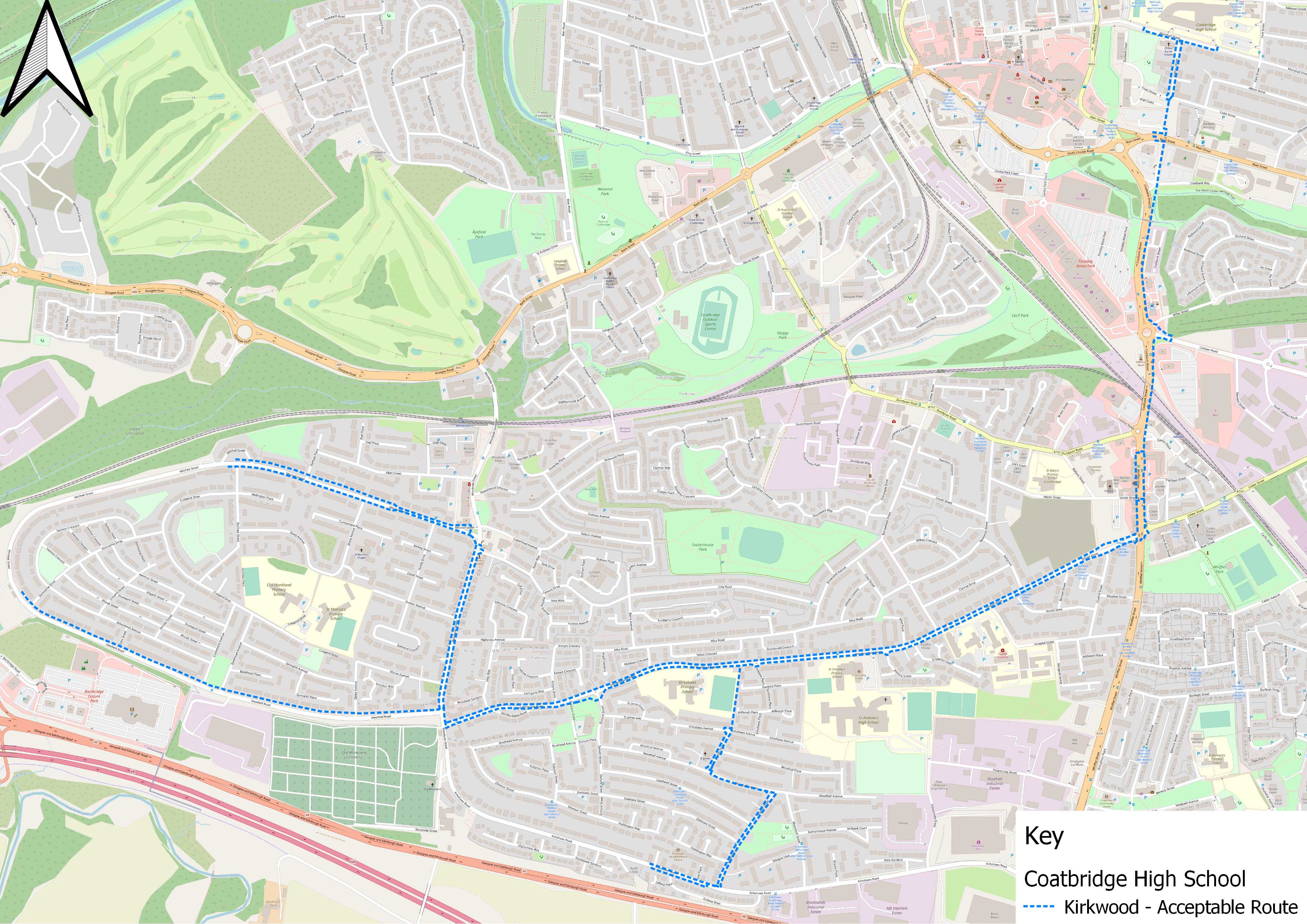 School transport routes  North Lanarkshire Council