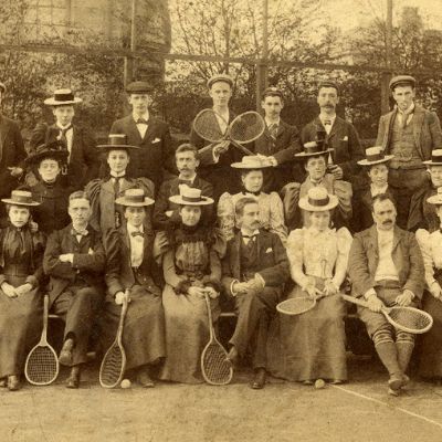 Motherwell lawn tennis club members 1900