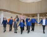 Chryston community hub - pupils' first day