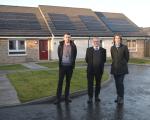 Convener visit to new council homes in Wishaw