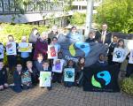 Fairtrade Fortnight 2024 flag raising