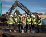 Sod cutting Thorn Rd Bellshill