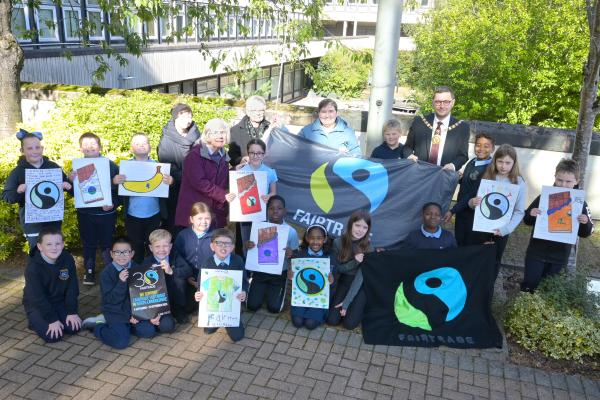 Fairtrade Fortnight 2024 flag raising