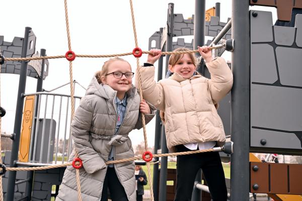 George V play park opens