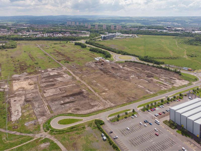 Ravesncraig Park - cleared site