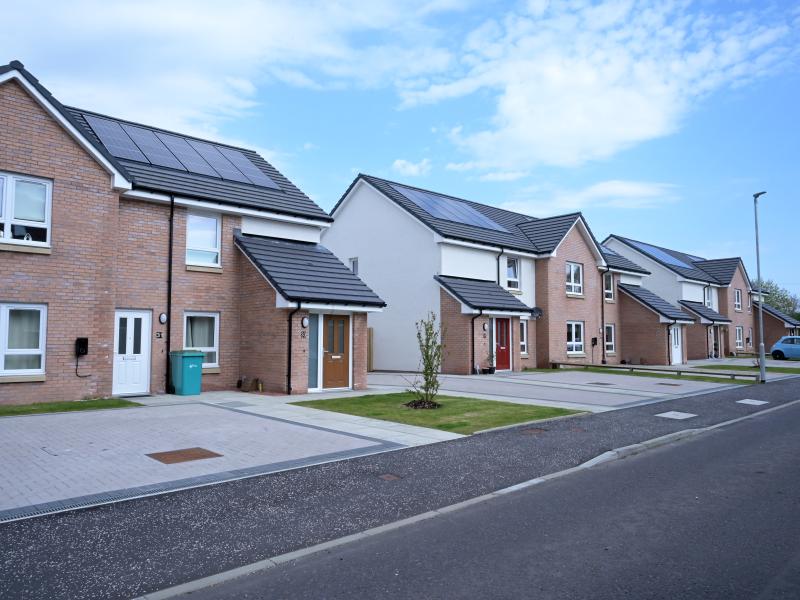 New council homes in Airdrie