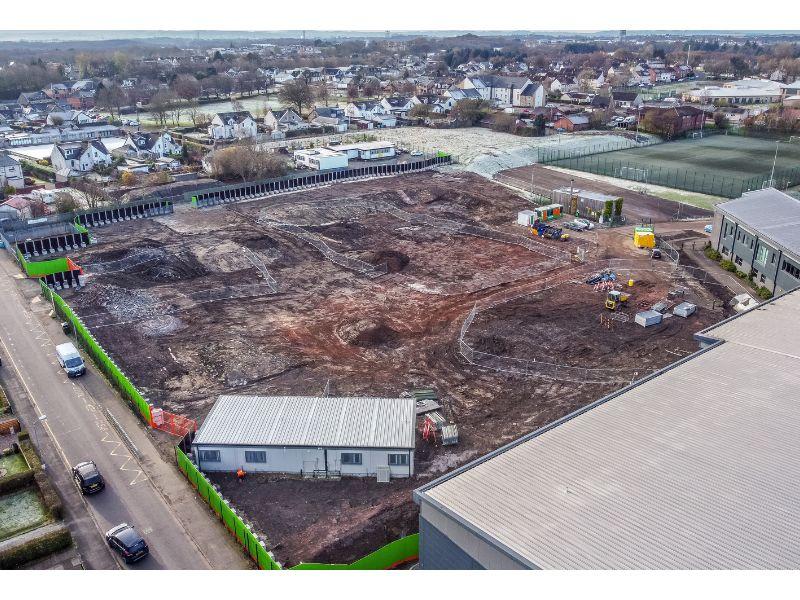 Chryston High School Extension site progress 01